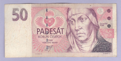 Tsekki 50 Korun v.1993 P-4