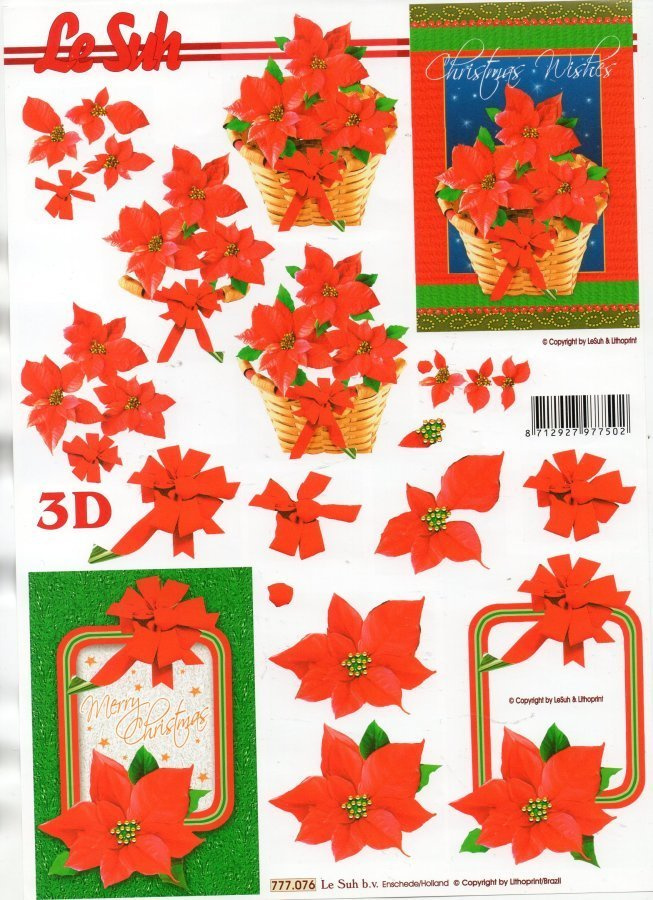 3D "°PUNAISET JOULUTÄHDET"° /Le Suh