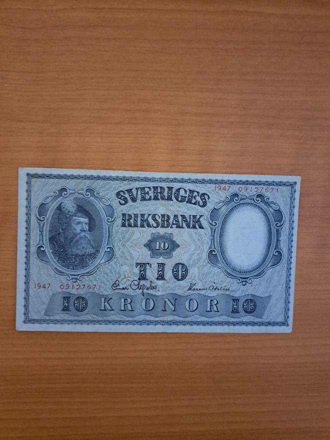 Ruotsi 10 kr 1947