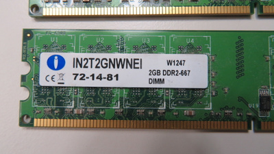 Integral 4GB 2x2GB PC2-5300 DDR2-667MHz muistipari