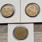 50 MARKKAA (3kpl erä) v.1954,1955,1956 - pikkukuva 3