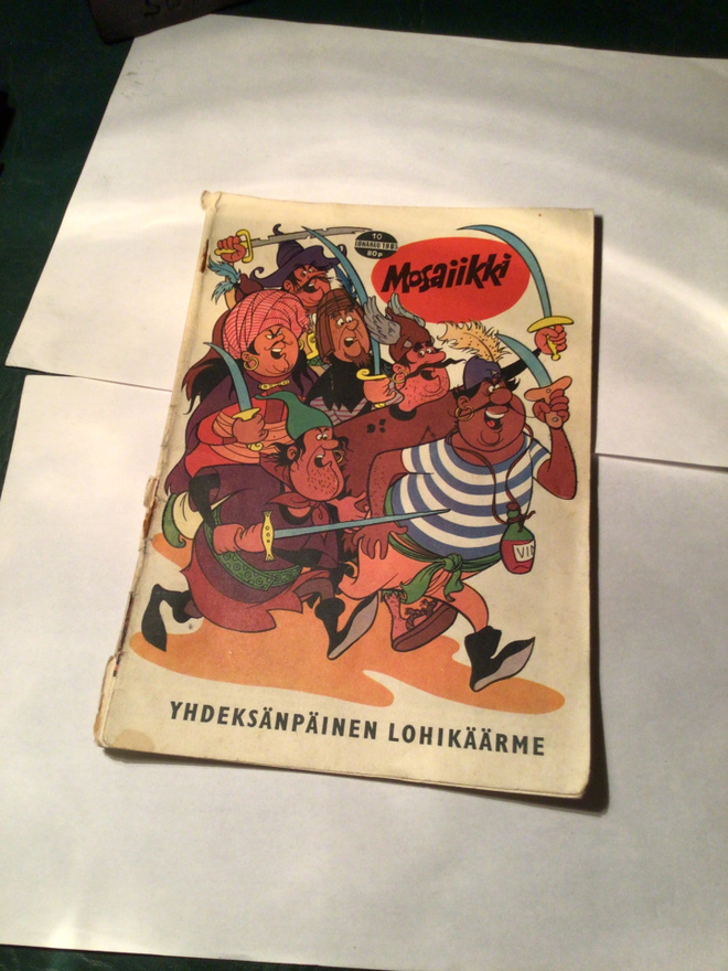 Mosaiikki sarjakuvalehti  10/65 mosaik comicheft