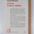 Gunnel Beckman : Tyttö vailla nimeä - pikkukuva 2
