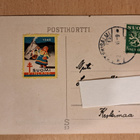Helga Sjöstedt: enkelit, seimi, kulkenut 1946, joulumerkki - pikkukuva 2