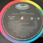 HELIX / Walkin’ The Razor’s Edge vinyl. - pikkukuva 3