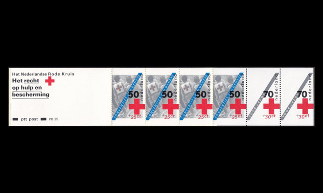 Alankomaat MH30 ** Vihko PB 29 Punainen Risti (1983)