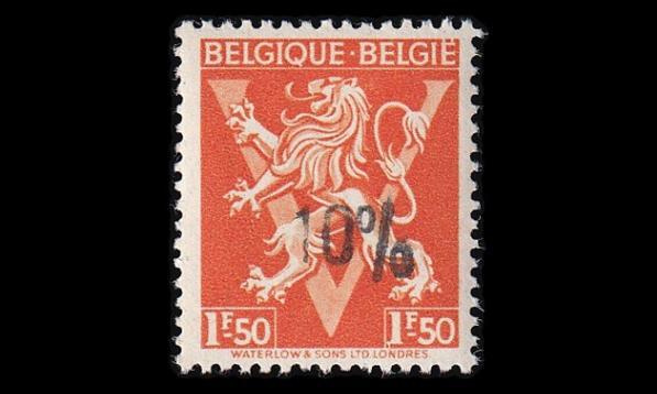 Belgia 745_II ** Vaakuna 1.50 Fr -10% (1946)