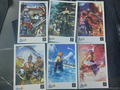 Final Fantasy X postikortti x 6