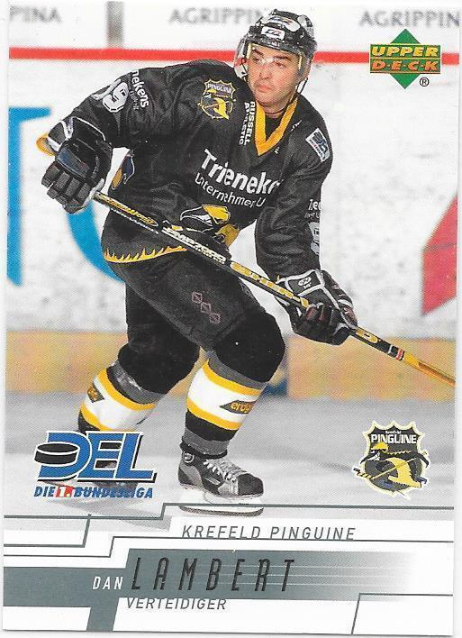 2000-01 DEL #149 Dan Lambert Krefeld Penguine ex- HIFK