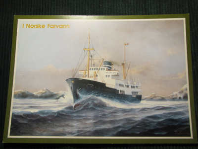 M/S Midnatsol. Laivakortti