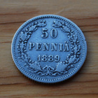 Suomi, 50 penniä 1889, Hopeaa, Aleksanteri III - pikkukuva 1