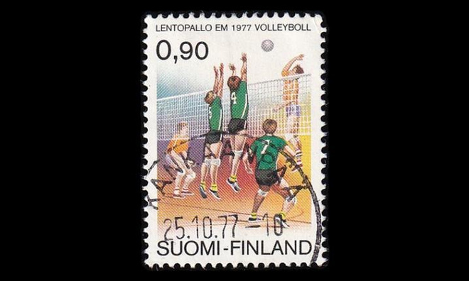 813 o Lentopalloilu loisto Kankaanpää 25.10.77 (1977)