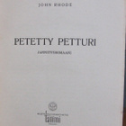 John Rhode: Petetty petturi, Tammi 1944. 288 s. - pikkukuva 4