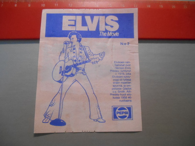 ELVIS The Movie Pepsi 1977 etiketti # 2