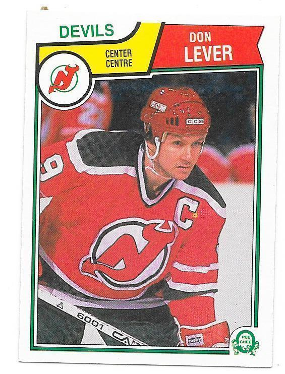 1983-84 OPC #231 Don Lever New Jersey Devils