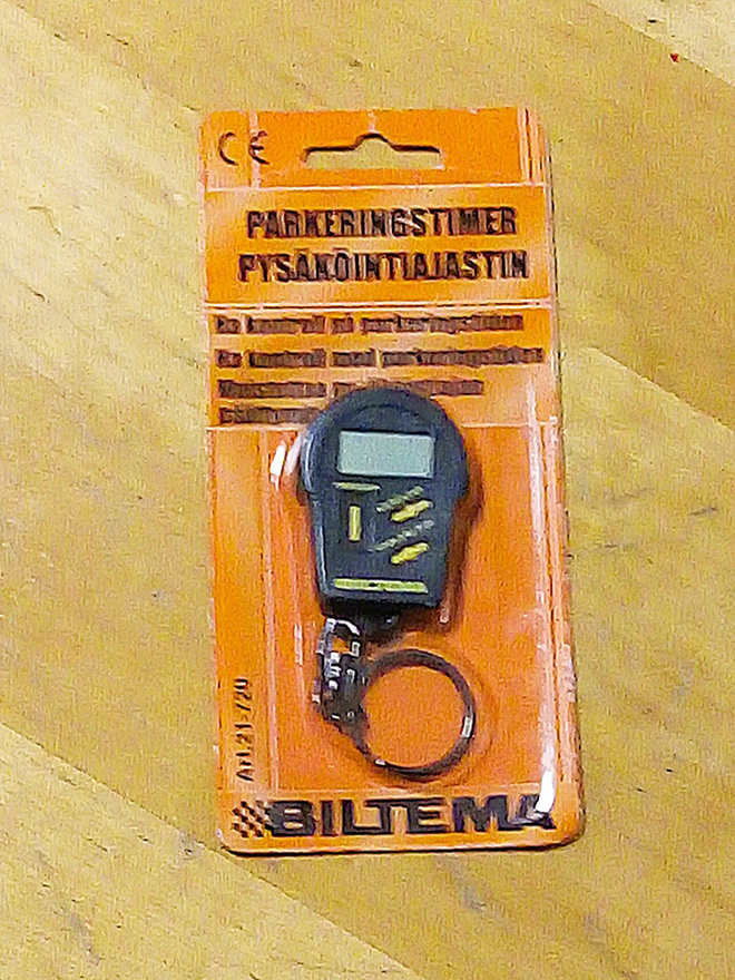 Pysäköintiajastin Parkkikiekolla pysäköintiin