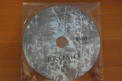Grönholm:Silent Out Loud CD Promo.