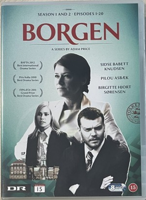 DVD: Vallan linnake / Borgen : Kaudet 1&2 (8 x DVD)