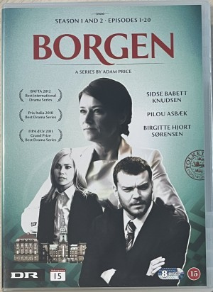 DVD: Vallan linnake / Borgen : Kaudet 1&2 (8 x DVD) 