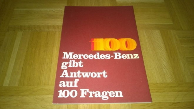 Esite Mercedes-Benz, noin 1970