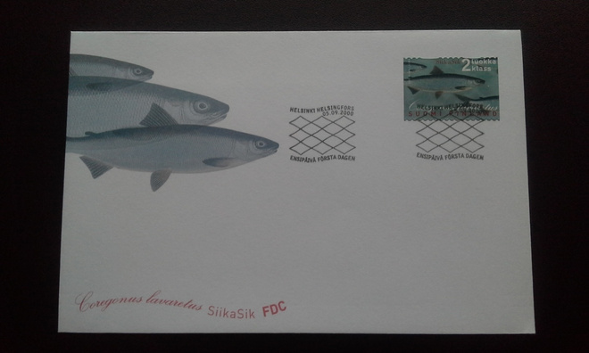 FDC Yleismerkki Siika 5.9.2000 LaPe 1538