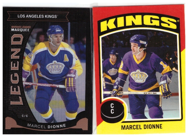 2 x Legenda MARCEL DIONNE Los Angeles Kings