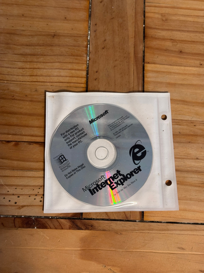 Microsoft Internet Explorer 4.0 OEM CD-ROM