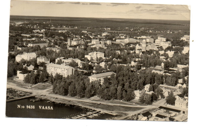 Vaasa: ilmakuva (Tmi Karhumäki n:o 9436, mv )