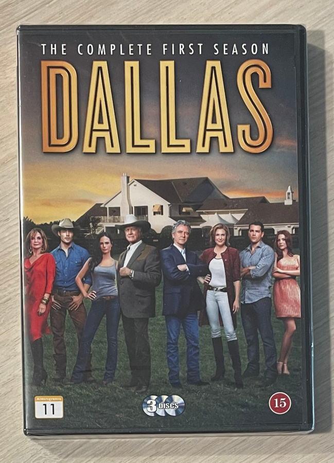 DALLAS (uusi sukupolvi): Kausi 1 (3DVD) uusi ja muoveissa