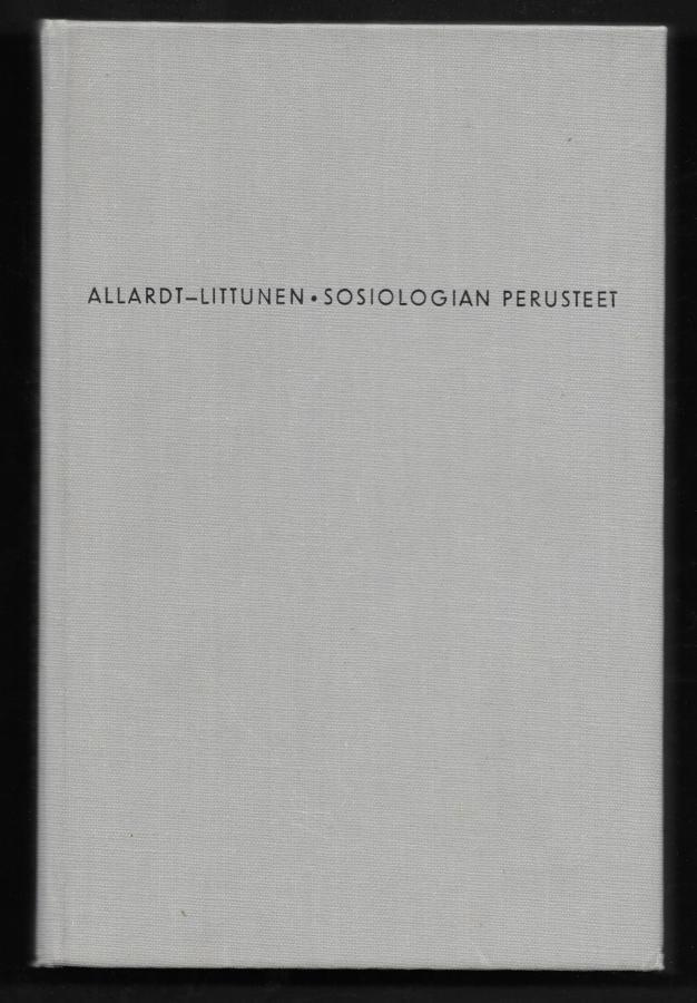 Allardt, Erik : Sosiologian perusteet