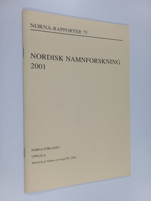 Nordisk namnforskning 2001