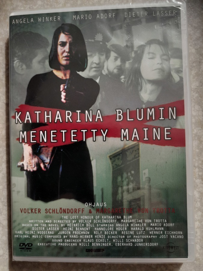 Katharina blumin menetetty maine dvd uusi