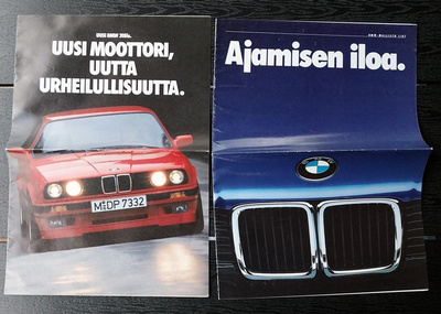 BMW esitteitä 12 kpl