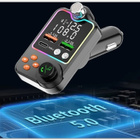 USB FM autolaturi - näytöllä auton akun jännite #31138 - pikkukuva 2