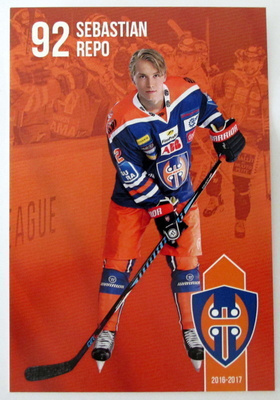 Sebastian Repo Tappara teamset kortti