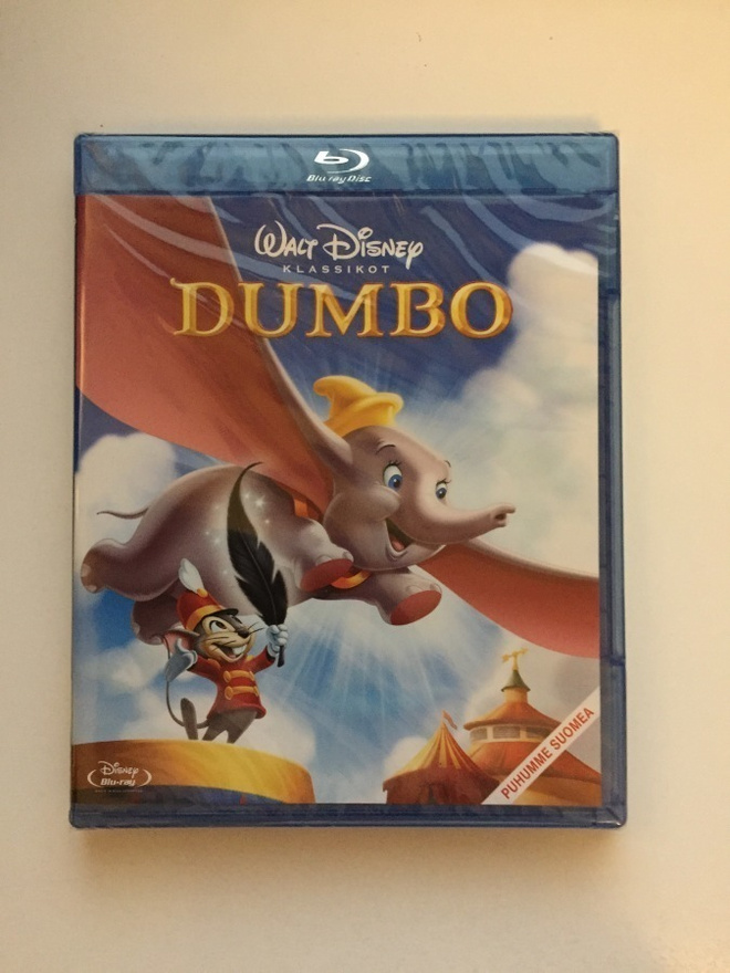 Dumbo (Blu-ray) Puhumme Suomea (1941) UUSI