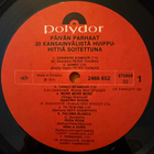 [LP] V/A: PÄIVÄN PARHAAT - 20 KANSAINVÄLISTÄ HUIPPUHITTIÄ - pikkukuva 3