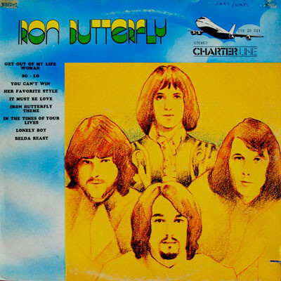 IRON BUTTERFLY : Charter Line (LP), ks. kappaleet