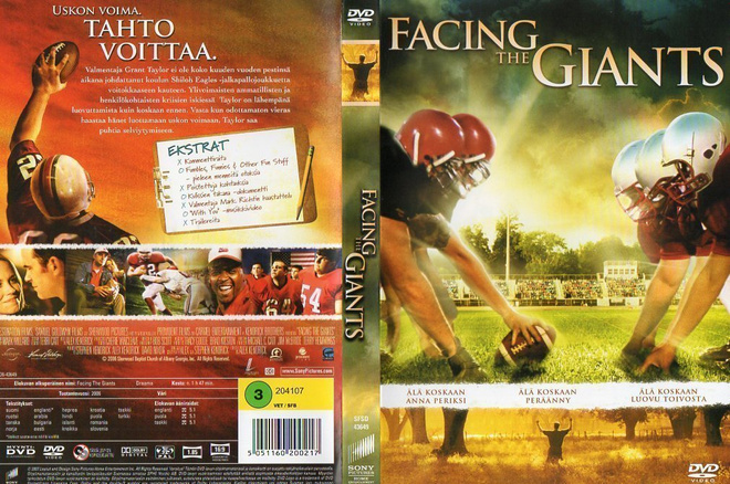 facing the giants	(41 746)	k	-FI-	suomik.	DVD			2006