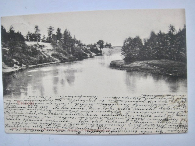 VANHA Postikortti Terijoki Luov Karjala 1903