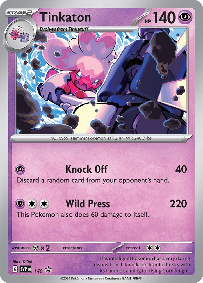 Tinkaton SVP 140 - Black Star Promo - NM/M