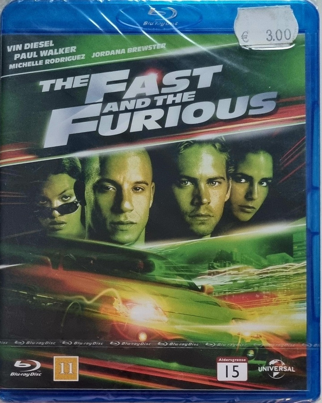THE FAST AND THE FURIOUS BLU-RAY