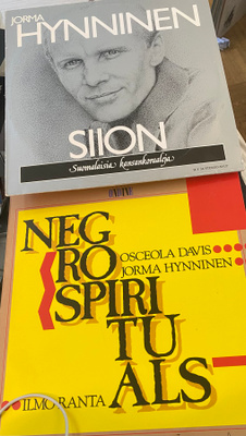 Jorma Hynninen x 2 LP - Siion & Negro Spirituals