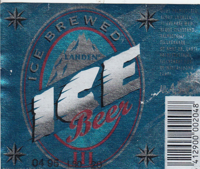 Olutetiketti Lahden ICE Beer   a3