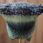 Alina´s Handmade käsityö HATTU sinisävyinen - pikkukuva 2