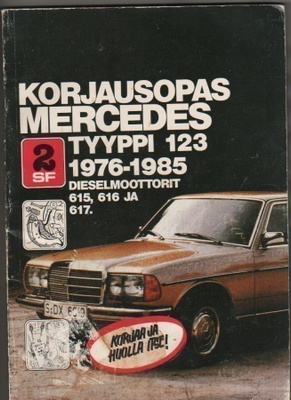 Korjausopas, Mercedes, tyyppi 123, 1976-1985, 615-17,nid. K3
