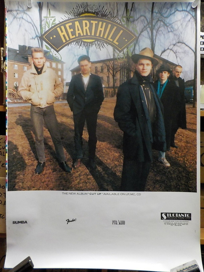 HEARTHILL - CUT UP KEIKKAJULISTE KOEVEDOS  VERY RARE