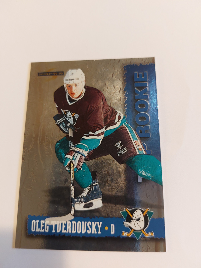 1994-95 Score Top Rookie Redemption #4 Oleg Tverdovsky