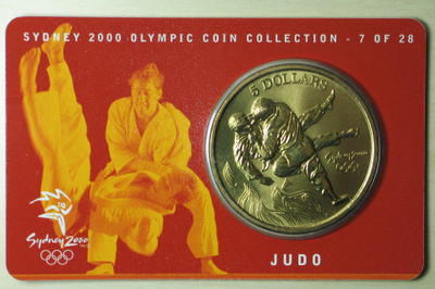 Juhlaraha Sydney Olympia Coin Collection 7 of 28 JUDO