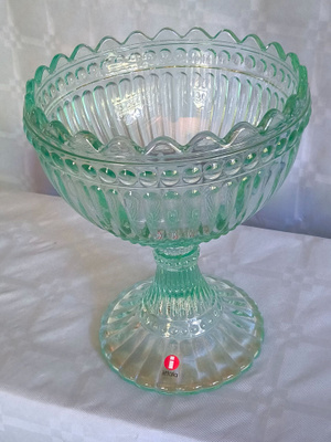 marimekko, iittala Mariskooli 155mm omenanvihreä/ vaaleanv.